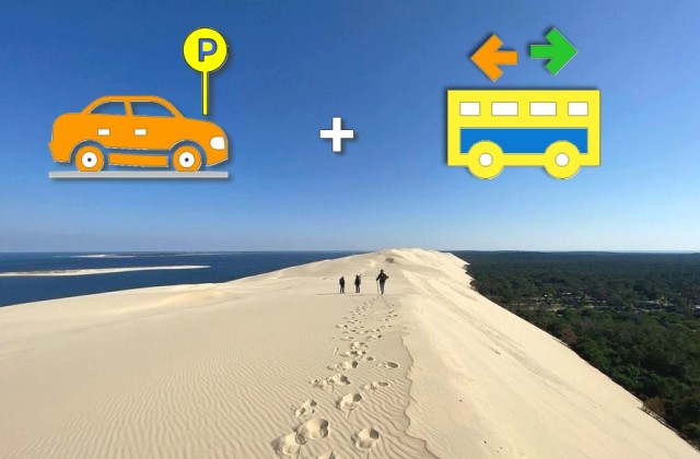 Une nouvelle solution de stationnement pour accéder à la Dune du Pilat cet été