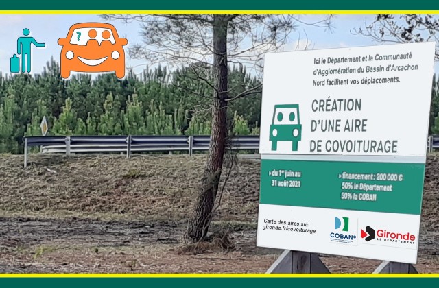 Le réseau d’aires de covoiturage sur la COBAN se renforce